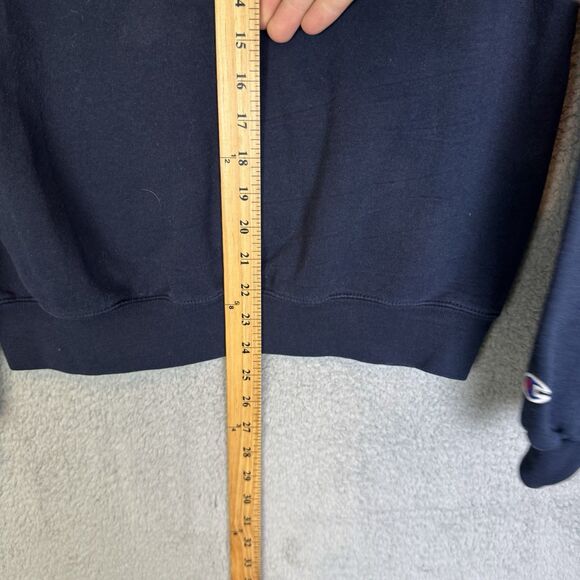 S Georgetown Hoyas Sweatshirt Mens S Blue Crew Neck Sweater Spell Out - Picture 6 of 8